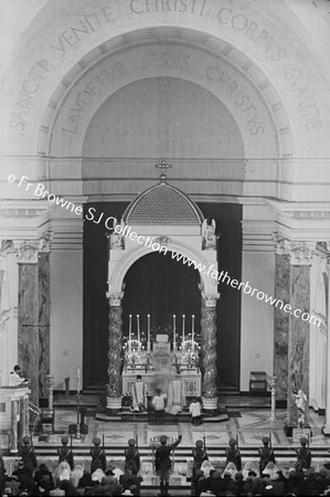 ST PETER & PAULS SANCTUARY & GUARD OF HONOUR DURING HOLY HOUR & BENEDICTION